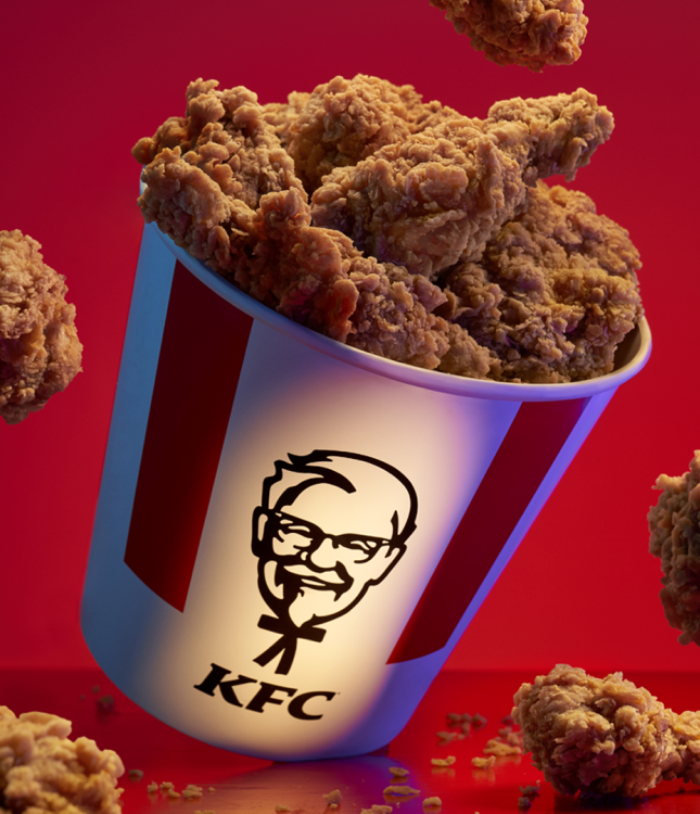 KFC bucket of chicken