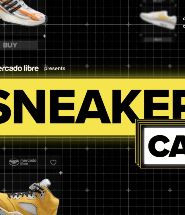 The Mercado Libre Sneaker Cam logo
