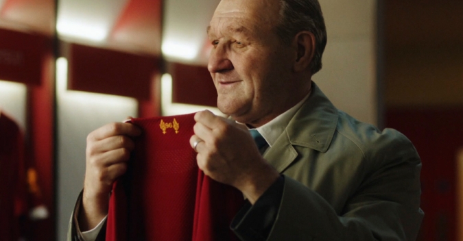 bob paisley holding uniform