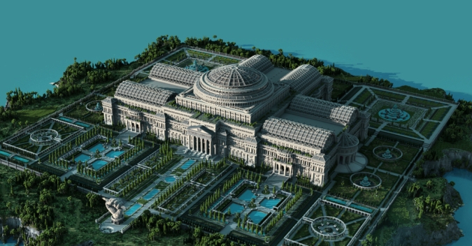 A screen shot of the uncensored library in the game minecraft