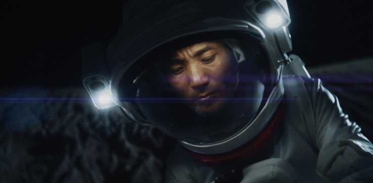 portrait of a man in a space suit