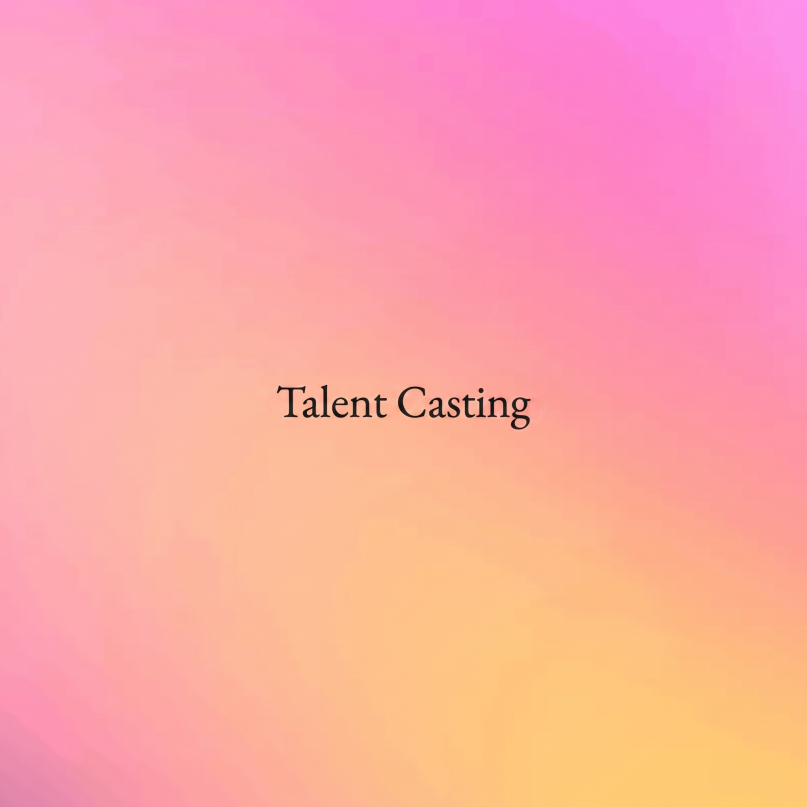 talent casting