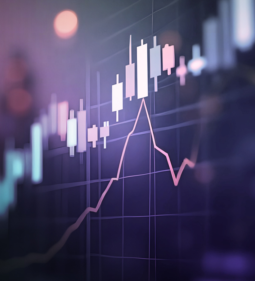 a financial chart