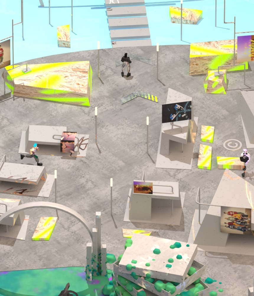 A overview of the map in ComplexLand