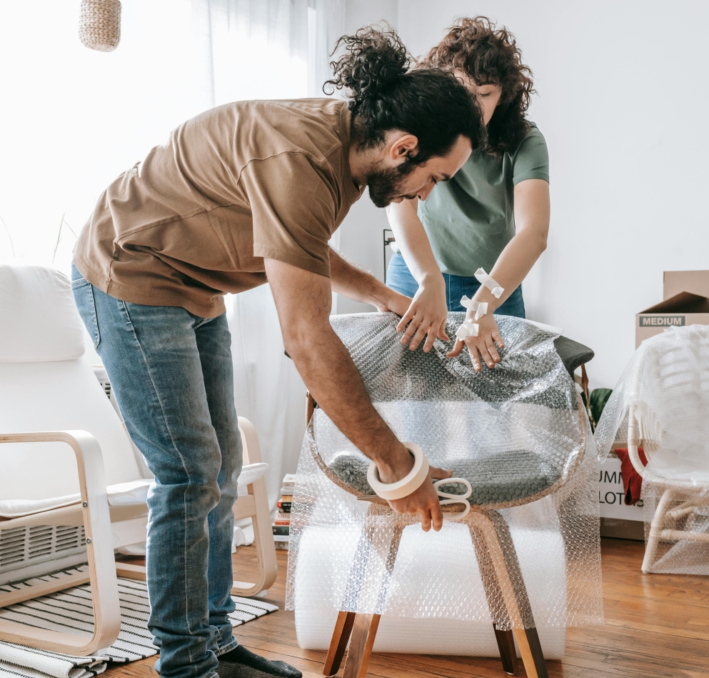 man and woman preparing to house rennovation