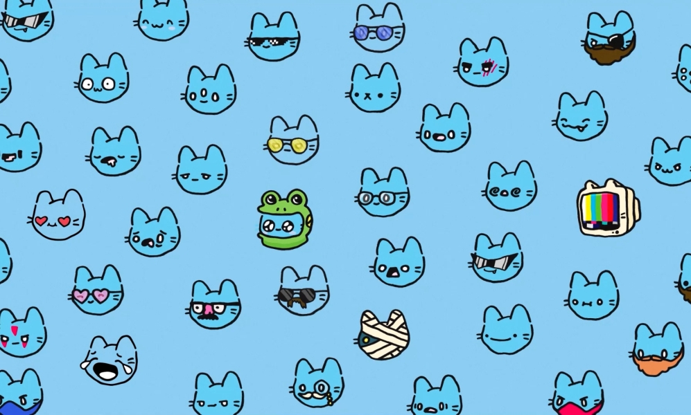 Cool cats NFT illustration art of cats