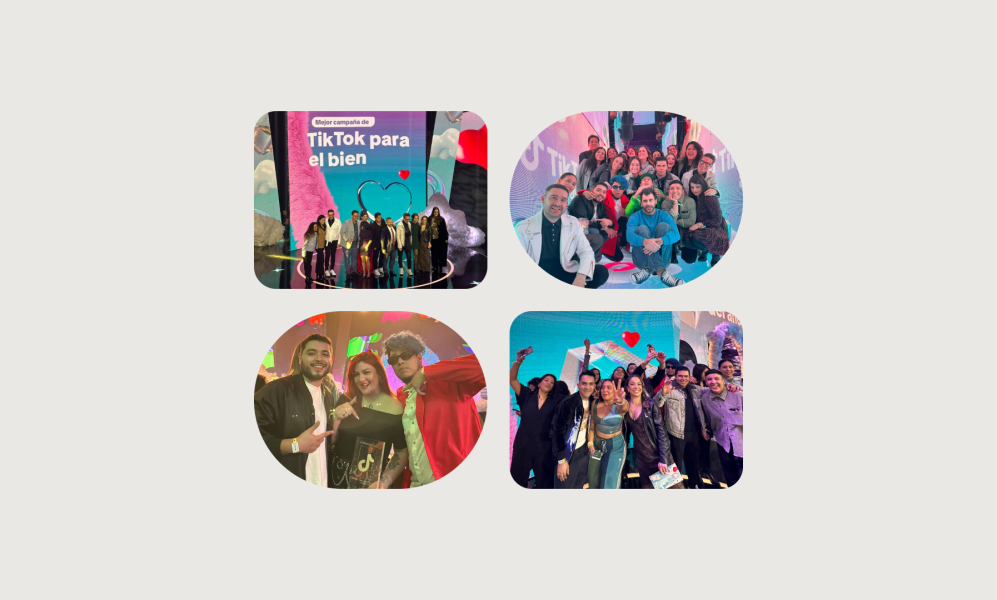 collage of photos of our people at the TikTok Ad Awards
