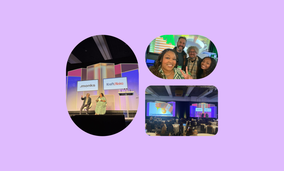 Picture collage of employees at ANA Conference