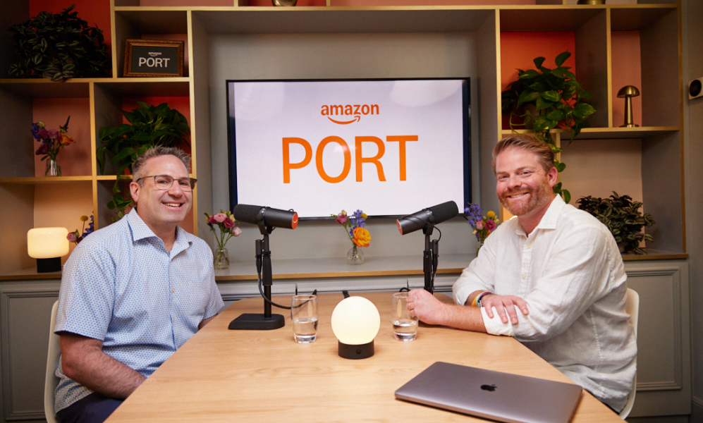 Bryan Sherman, Global EVP of Monks, and Jeff Cohen, Tech Evangelist at Amazon Ads at Amazon Port