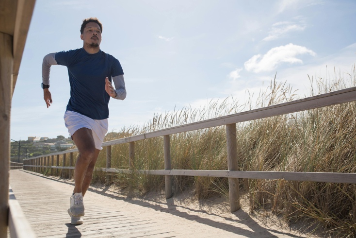 man running
