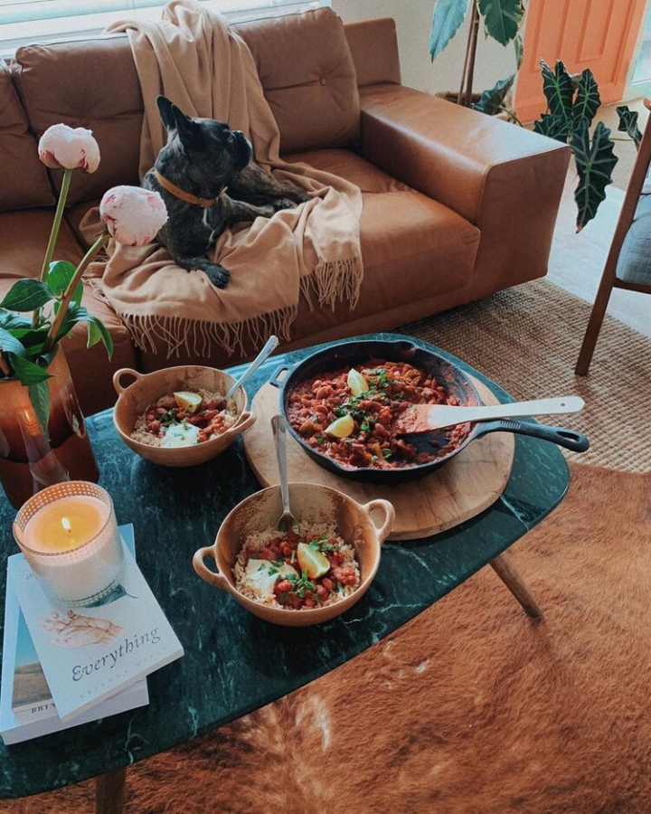 Hello Fresh meal on table