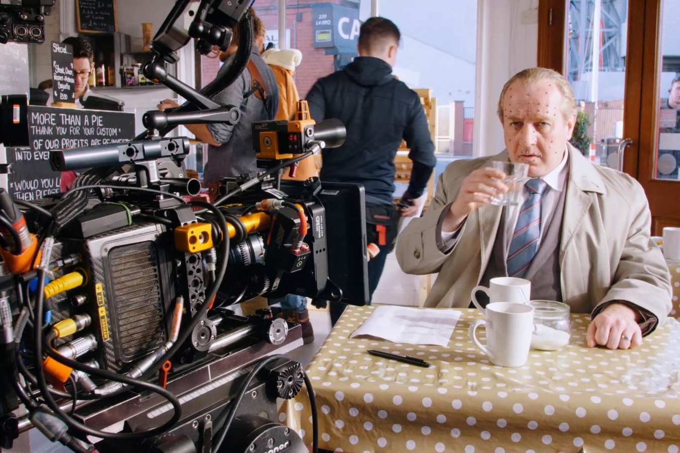 Sophisticated camera equipment with face mapping