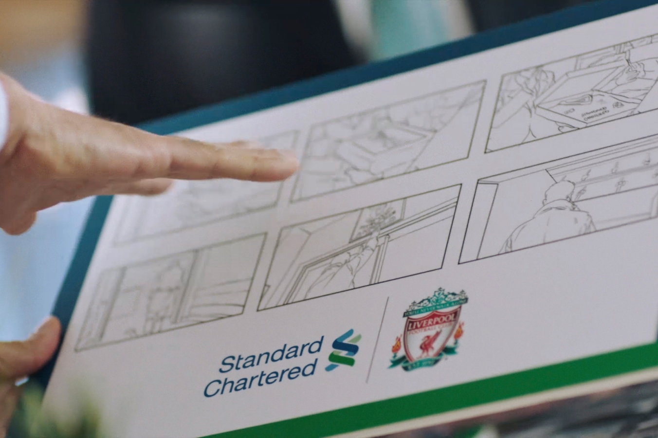 Standard Chartered video storyboard
