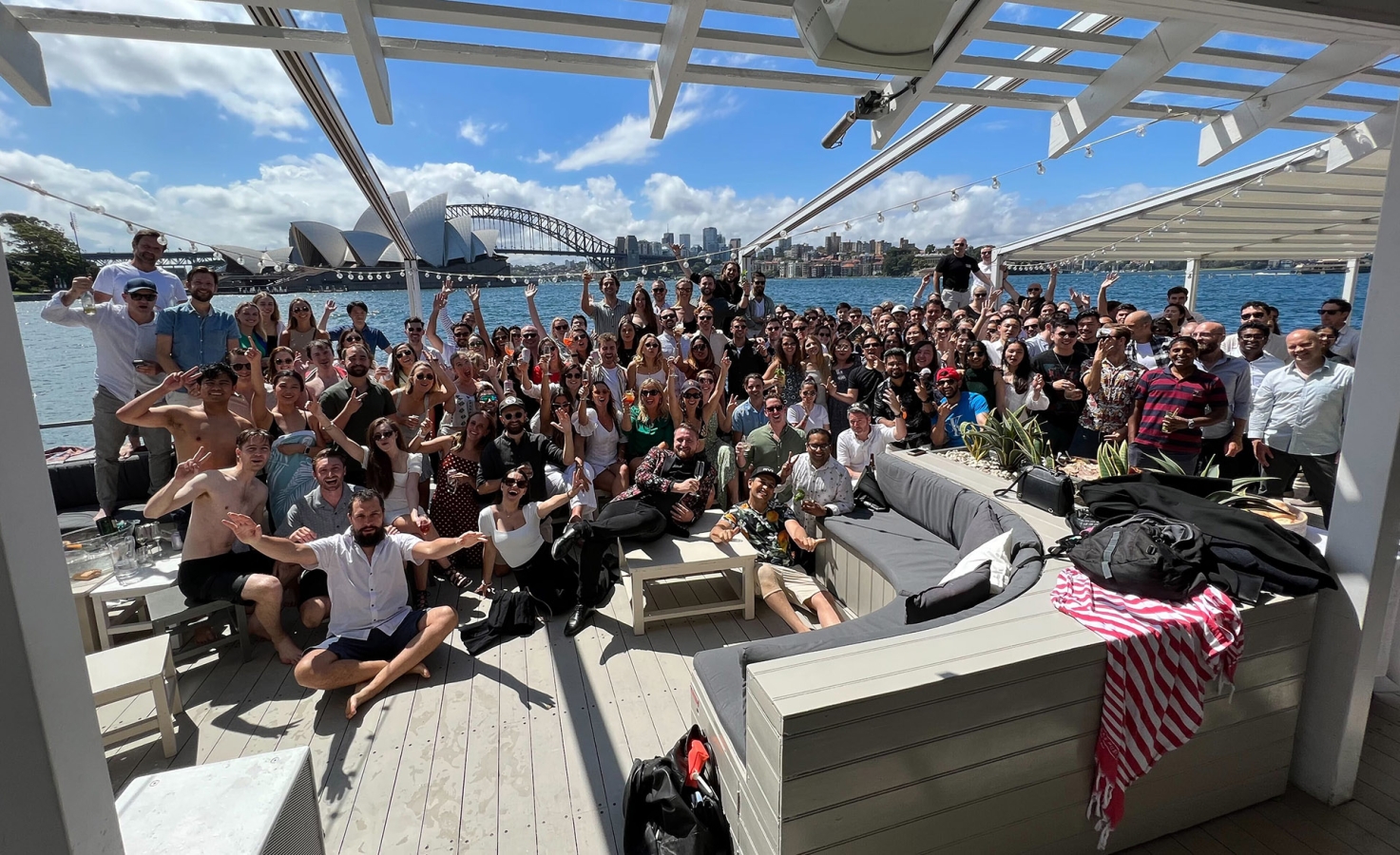 A picnic in Sydney with media.monks together