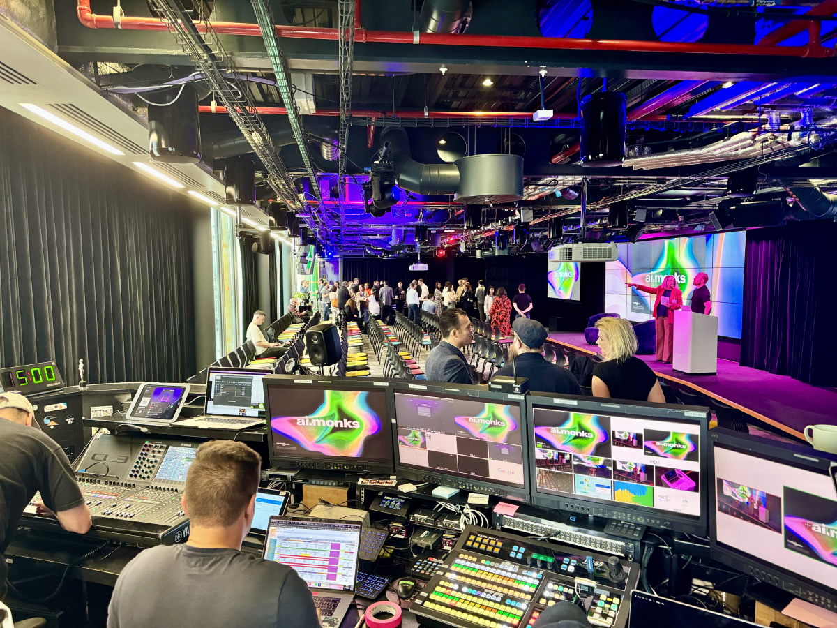 Set-up at Get Real With AI Event