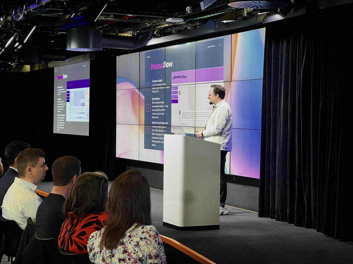 Michael Litman speaking about Persona.Flow