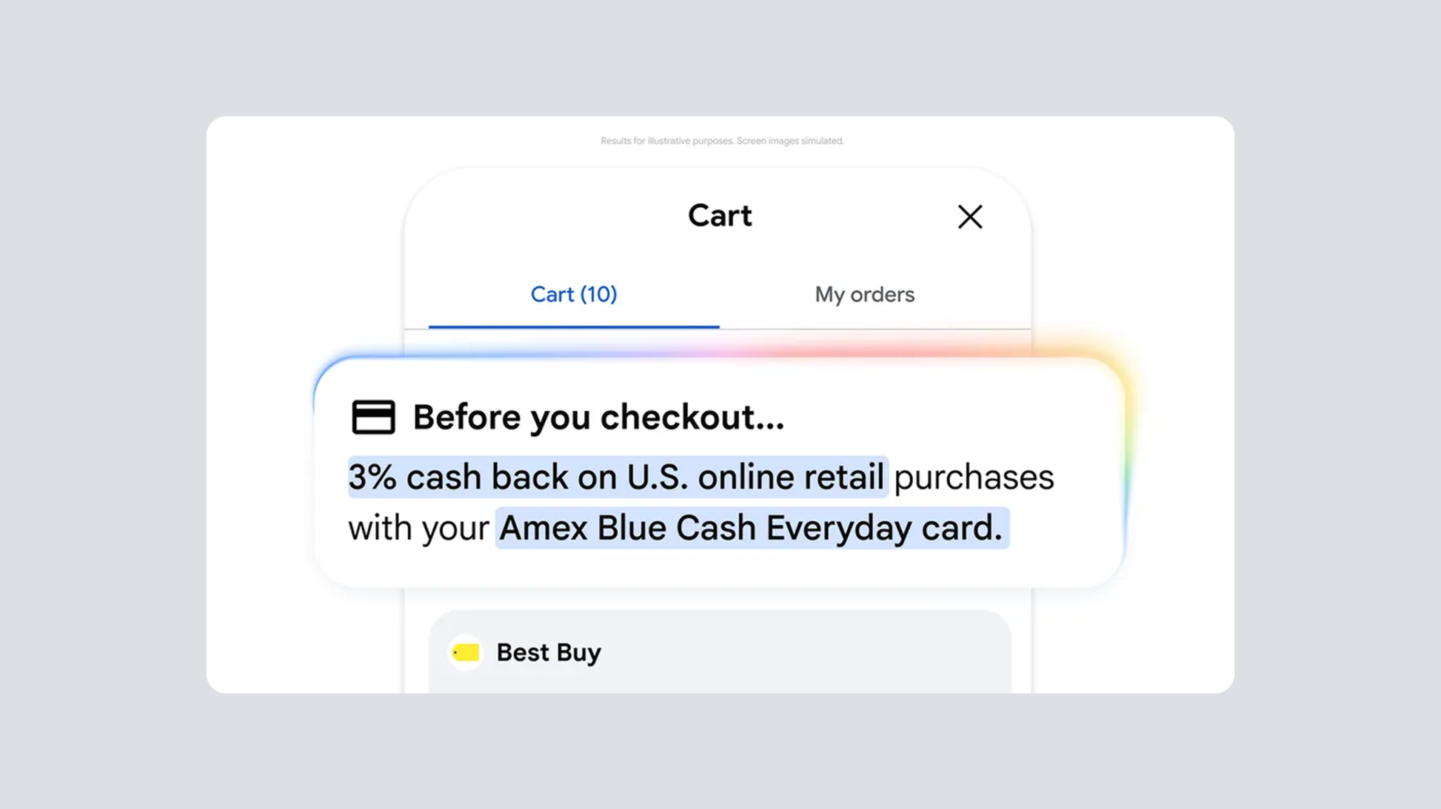 Product example from Google for new Universal Cart.